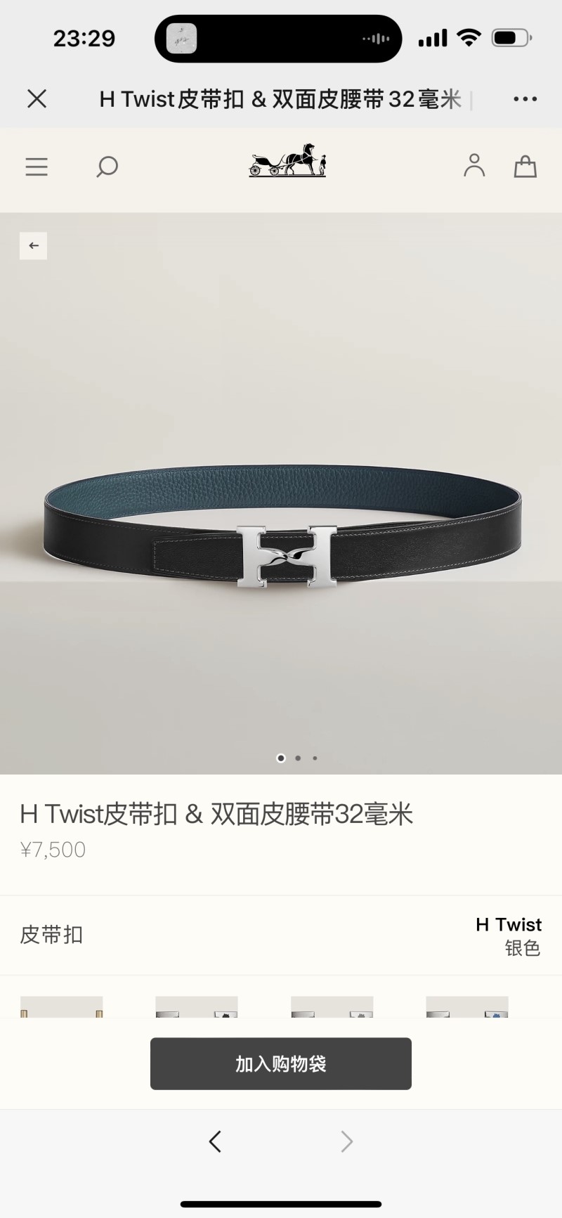 Hermes Belts